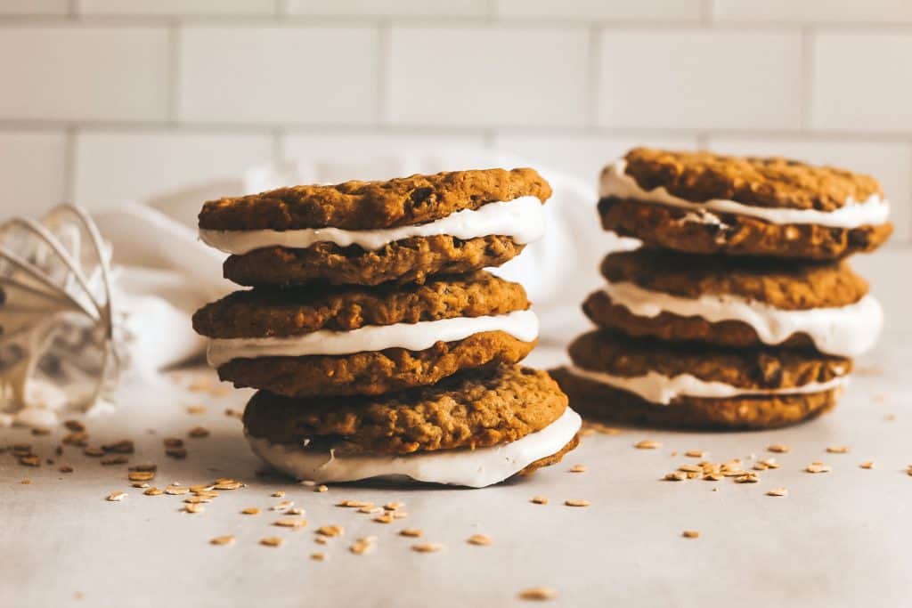 row of cookies