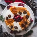 gingerbread pound cake with cream cheese frosting