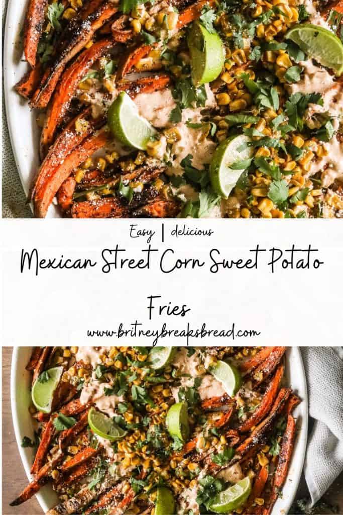 Mexican Street Corn Sweet Potato Fries Pin