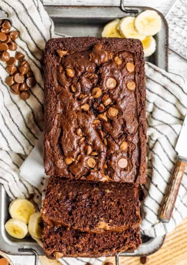 Chocolate Banana Bread-6