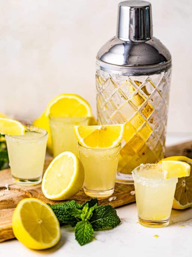 Lemon Drop Shot Story Britney Breaks Bread