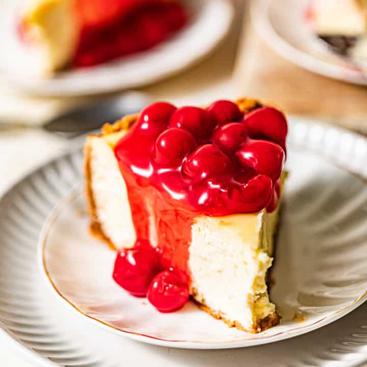 The BEST Cherry Cheesecake (Super Smooth and Creamy!) - Britney Breaks ...