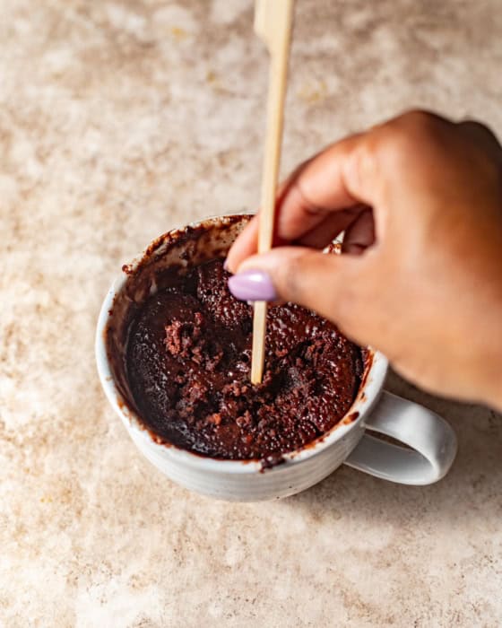 Hot Chocolate Mug Cake - Britney Breaks Bread