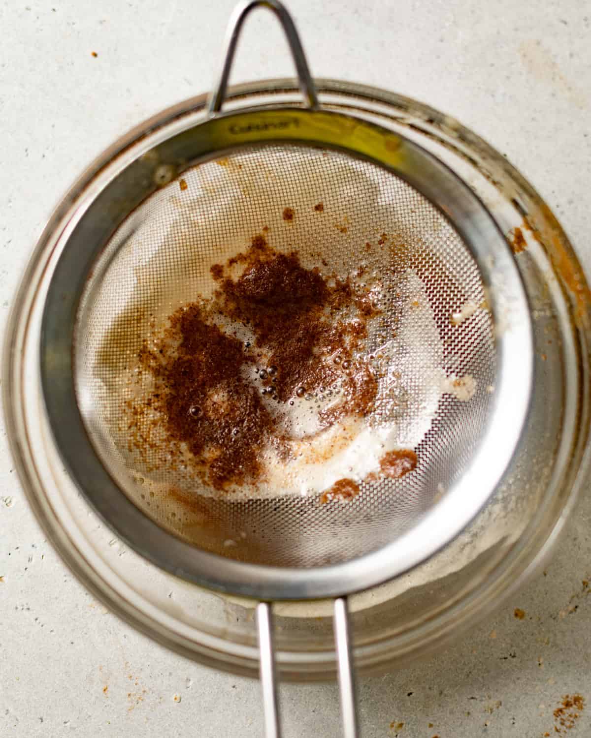 Strain brown butter through a fine mesh sieve into a bowl, removing the browned bits, reserving for the filling.
