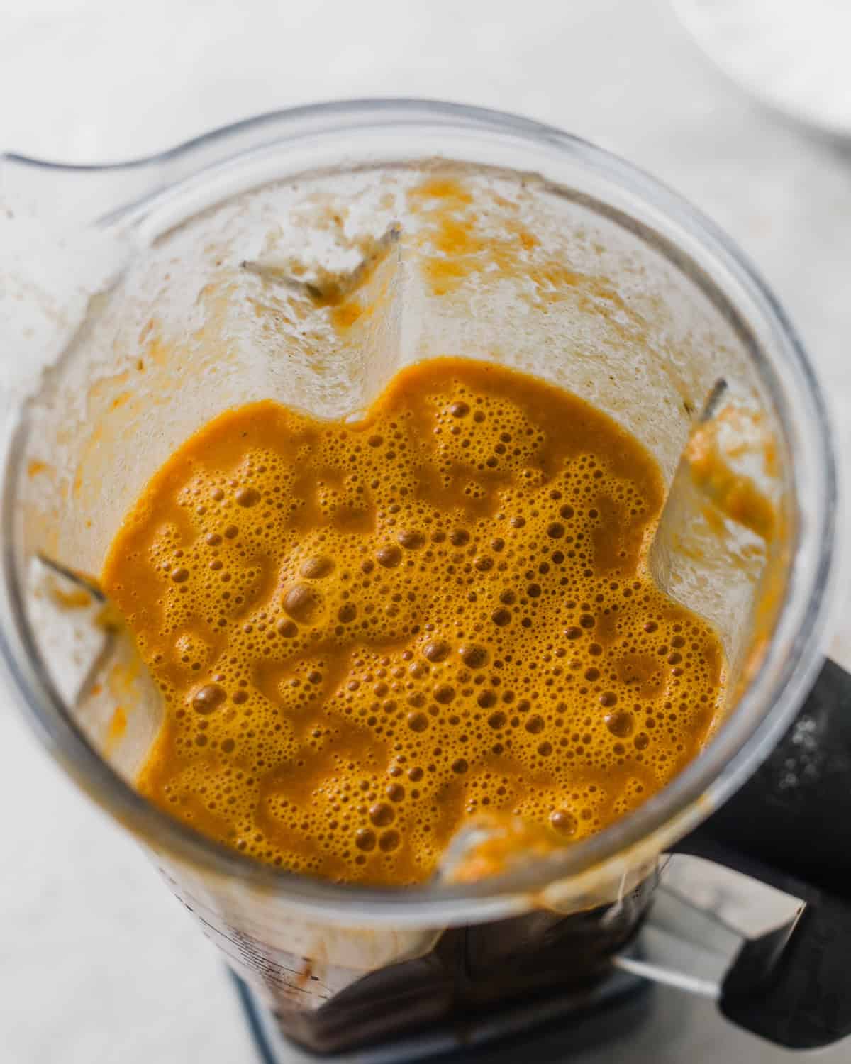 bisque blended together in a blended until smooth. 