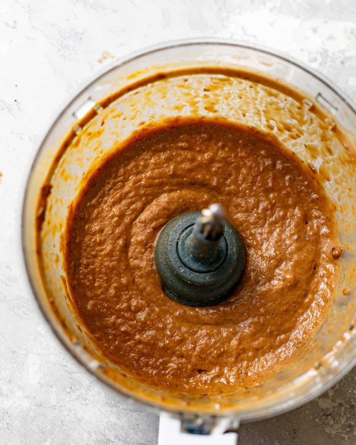prunes pureed in a food processor until smooth.